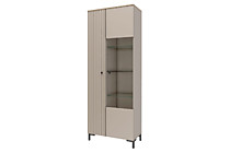 Тоскана 535.10 Шкаф со стеклом Кашемир серый